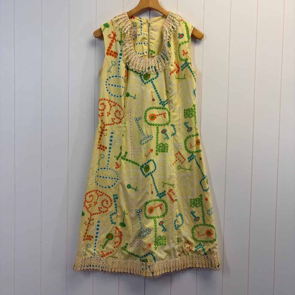 Vintage Shifts Internationale of Miami 60s 70s Shift Dress Womens Size 14 Mod